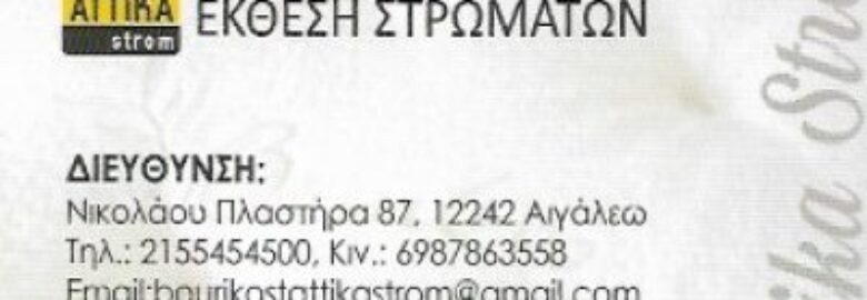 ΕΚΘΕΣΗ ΣΤΡΩΜΑΤΩΝ ΑΤΤΙΚΑ STROM-ΜΠΟΥΡΙΚΟΣ ΘΕΟΔΩΡΟΣ